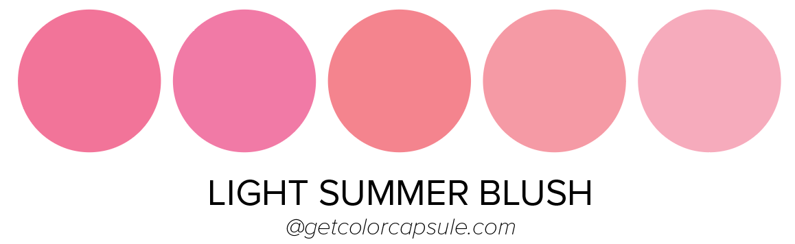 light summer blush colors light summer makeup